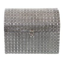 Box-Schmuckkästchen Alexandra House Living Silberfarben Metall 25 x 18 x 15 cm