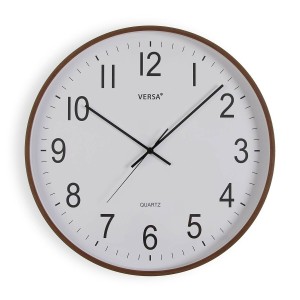 Horloge Murale Versa Plastique Quartz Bois MDF 5,2 x 50 x 50 cm