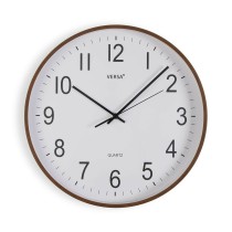 Horloge Murale Versa Plastique Quartz Bois MDF 5,5 x 40 x 40 cm