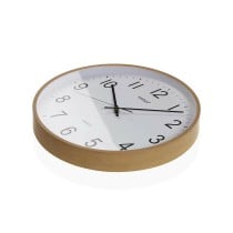 Wanduhr Versa Kunststoff Quarz Holz MDF 5 x 35 x 35 cm