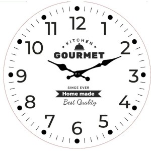 Wanduhr Versa Gourmet Holz 4 x 30 x 30 cm