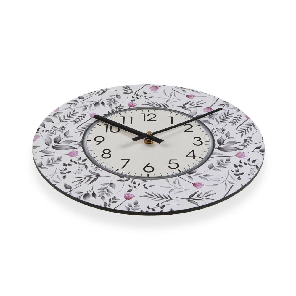 Wall Clock Versa Caprice Wood 4 x 30 x 30 cm