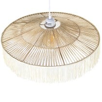 Deckenlampe Alexandra House Living Braun Rattan Naturfaser 60 W 51 x 17 x 51 cm