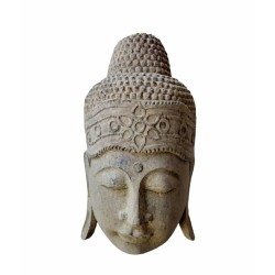 Büste Romimex Beige Holz Buddha