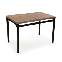 Ensemble Table + 4 Chaises Versa PVC Métal Bois MDF 70 x 76 x 110 cm