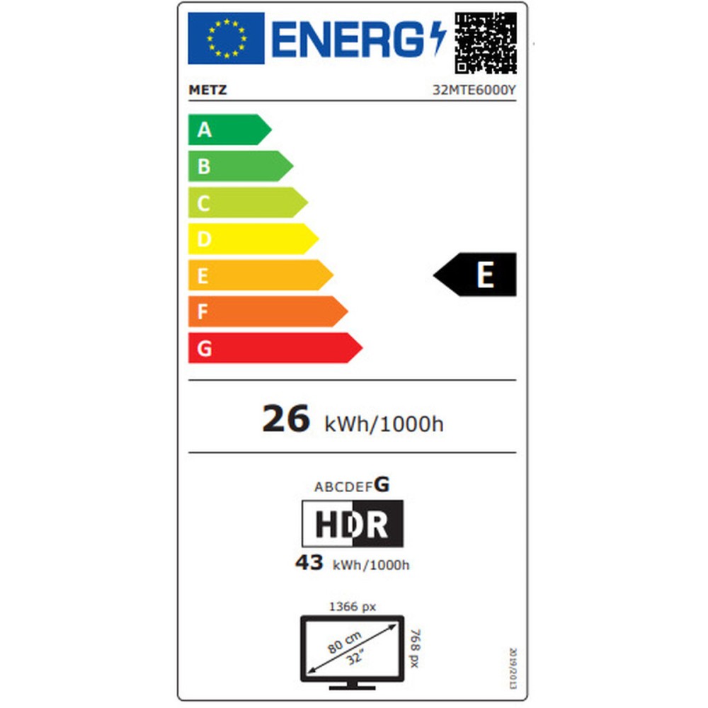 Smart TV Metz 32MTE6000Y HD 32" LED