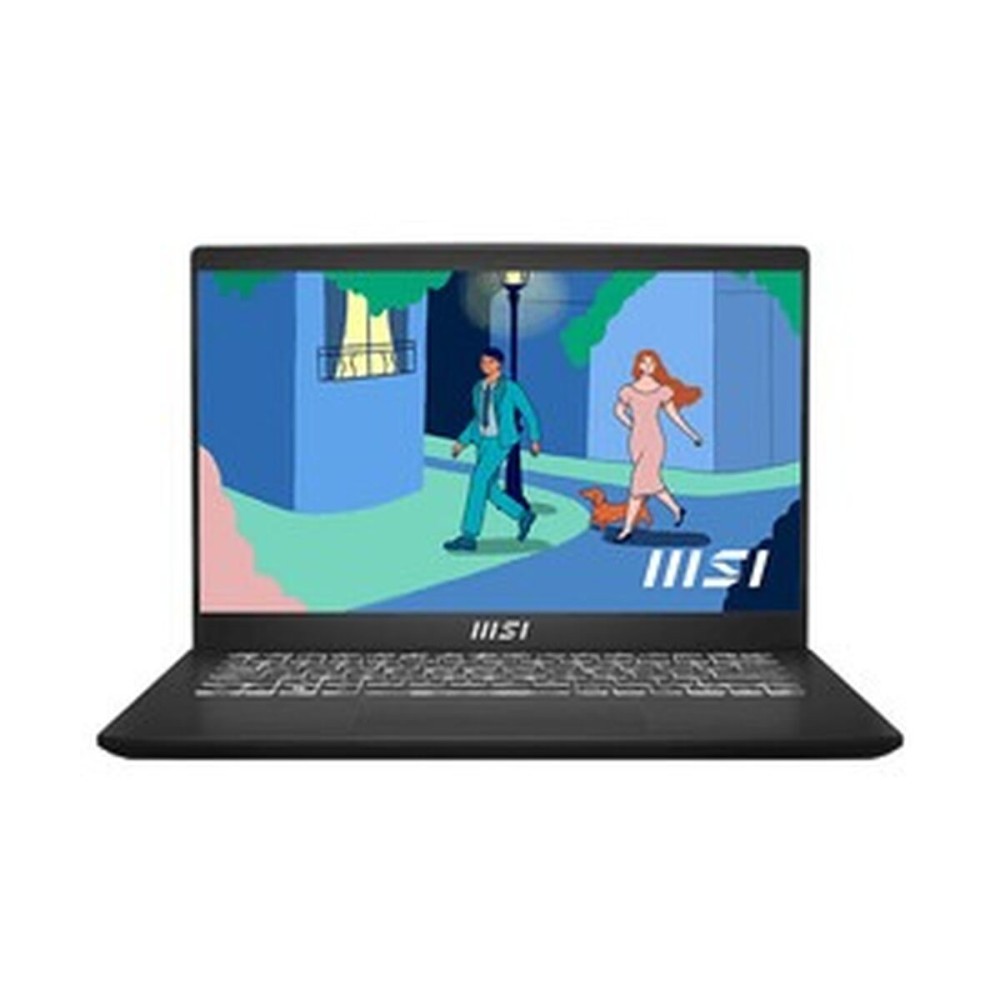 Laptop MSI MODERN 14 C12M-016ES 14" Intel Core I7-1255U 16 GB RAM 512 GB SSD Qwerty Spanisch