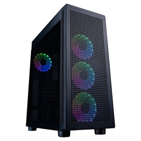 ATX Semi-Tower Gehäuse Hiditec H1 AIR Schwarz Bunt