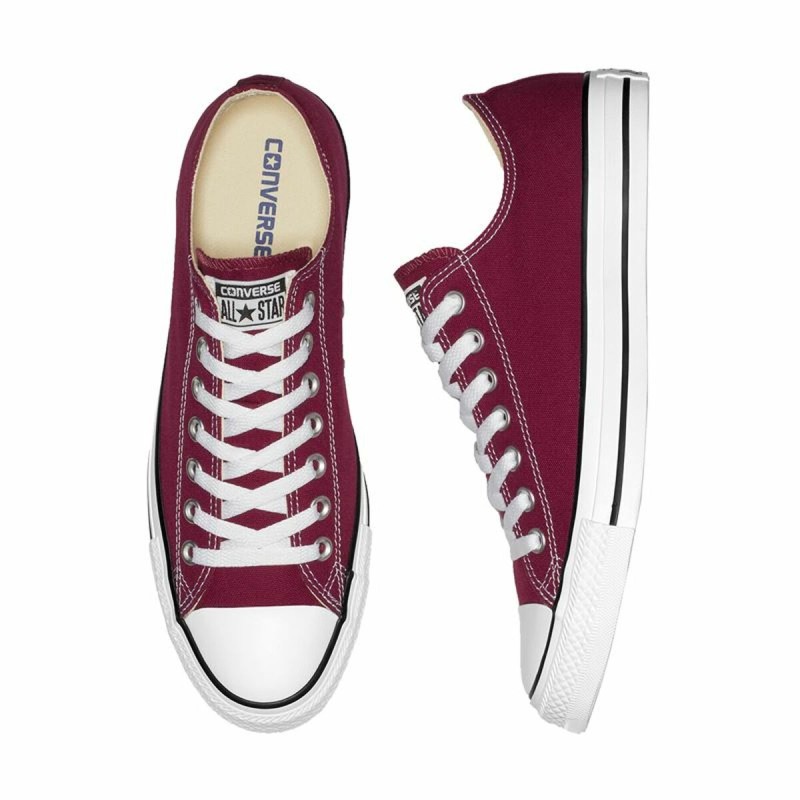 Chaussures casual femme Converse Chuck Taylor All Star Classic Low Rouge foncé