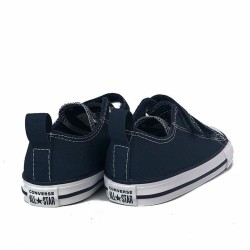 Children’s Casual Trainers Converse Chuck Taylor All Star Navy Blue Velcro