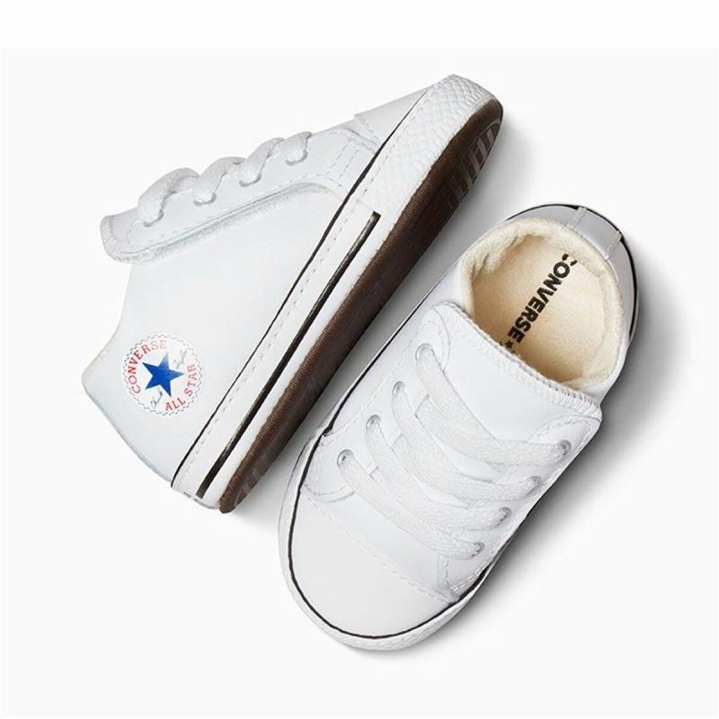 Children’s Casual Trainers Converse Chuck Taylor All Star Cribster White