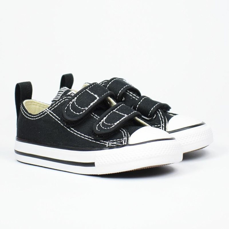 Jungen Sneaker Converse Chuck Taylor All Star Schwarz Velcro