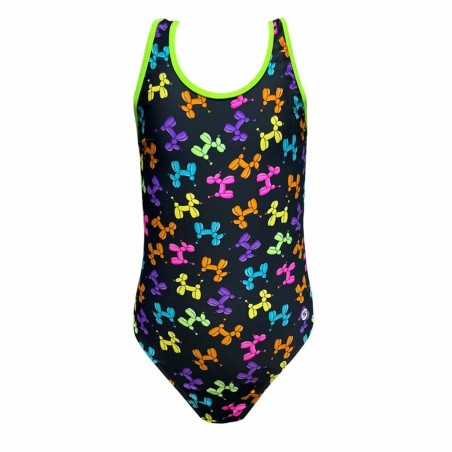 Maillot de Bain Fille Ras Marilyn Noir