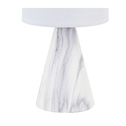 Desk lamp Versa White Ceramic 12,5 x 24,5 x 12,5 cm