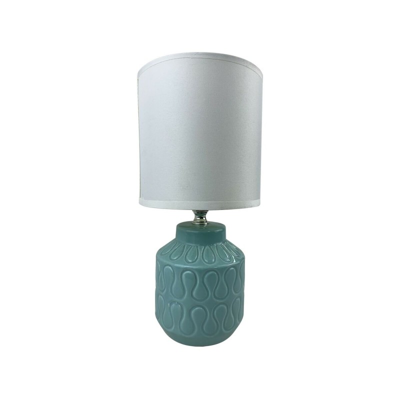 Lampe de bureau Versa Lizzy Bleu Céramique 13 x 26,5 x 10 cm