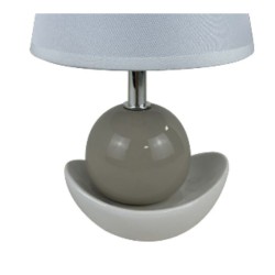 Tischlampe Versa Noela Beige aus Keramik 15 x 25 x 12 cm