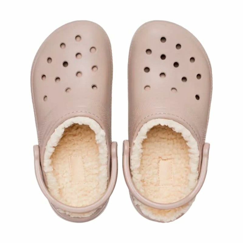 Holzschuhe Crocs Classic Lined Beige