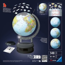 Puzzle 3D Ravensburger 11549 Globe terrestre Lumière