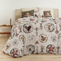 Housse de Couette Decolores Laponia Multicouleur 175 Fils 140 x 200 cm Lit 1 persone