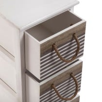 Chest of drawers Versa Tabo Textile Paolownia wood 32 x 63 x 26 cm