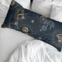 Kissenbezug Harry Potter Bunt Bernstein Gold 175 Fäden 45 x 110 cm 100 % Baumwolle