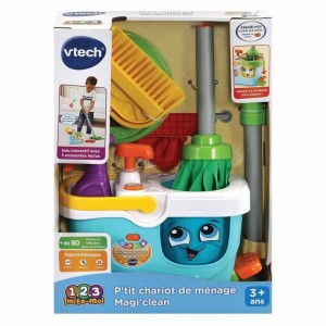 Kit de nettoyage et de rangement Vtech Little Magi'clean Cleaning Trolley Jouets