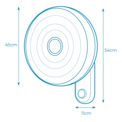 Ventilateur Mural EDM Multicouleur (Reconditionné A)