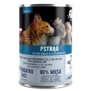 Aliments pour chat PETREPUBLIC Trout Poisson 400 g