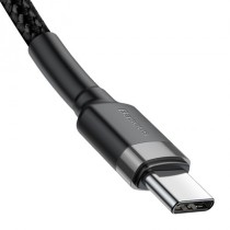 Cable USB C Baseus Cafule Black Black/Grey 1 m