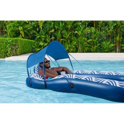 Bestway Matelas Gonflable avec Parasol Comfort Plush 198x112 cm Plage et Piscine 43732