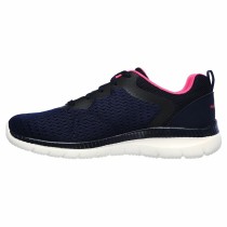 Chaussures de sport pour femme Skechers Bountiful Quick Path Bleu foncé