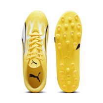 Chaussures de Football pour Adultes Puma Ultra Play MG Jaune