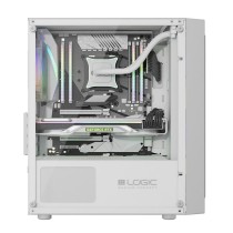 Boîtier ATX semi-tour Logic ATOS ARGB Blanc