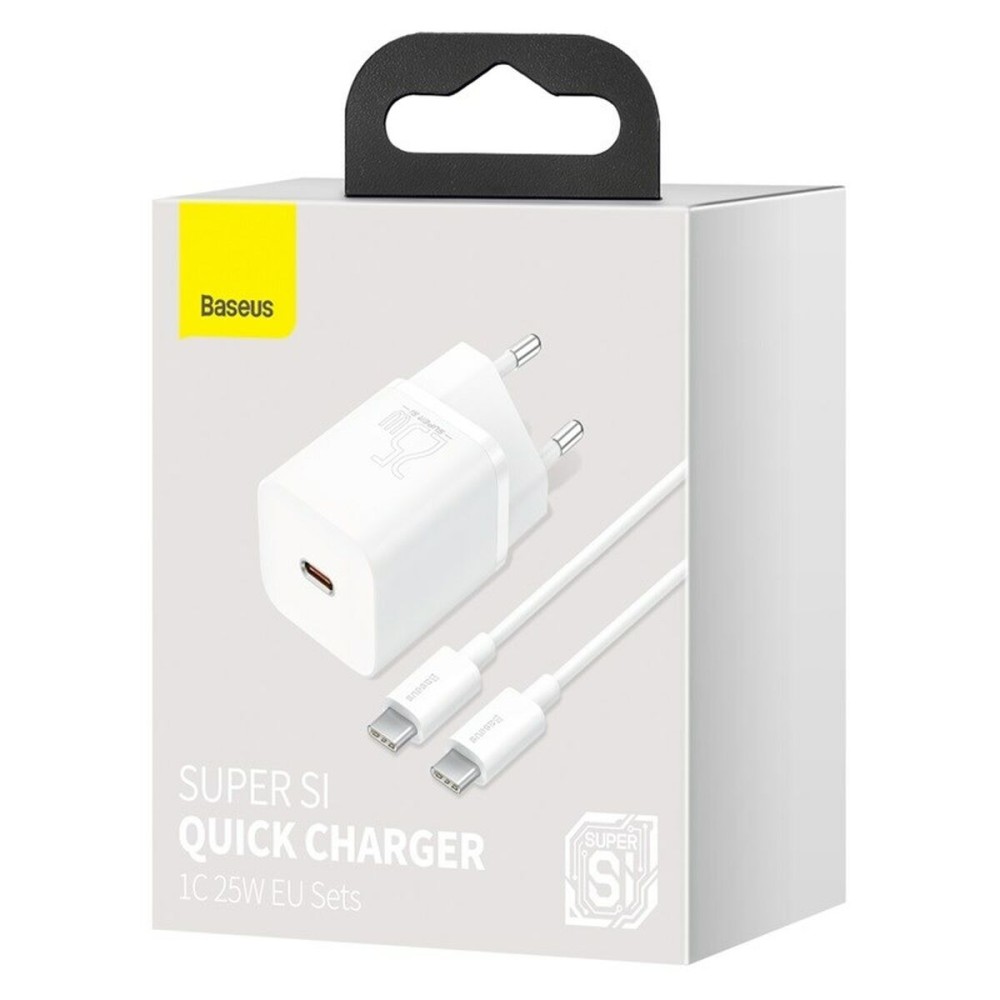 Wall Charger Baseus Super Si White 25 W