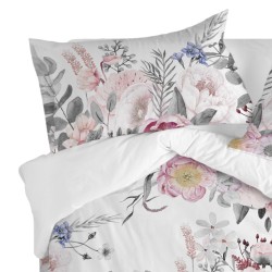 Pillowcase set HappyFriday Delicate bouquet Multicolour 50 x 75 cm 2 Pieces