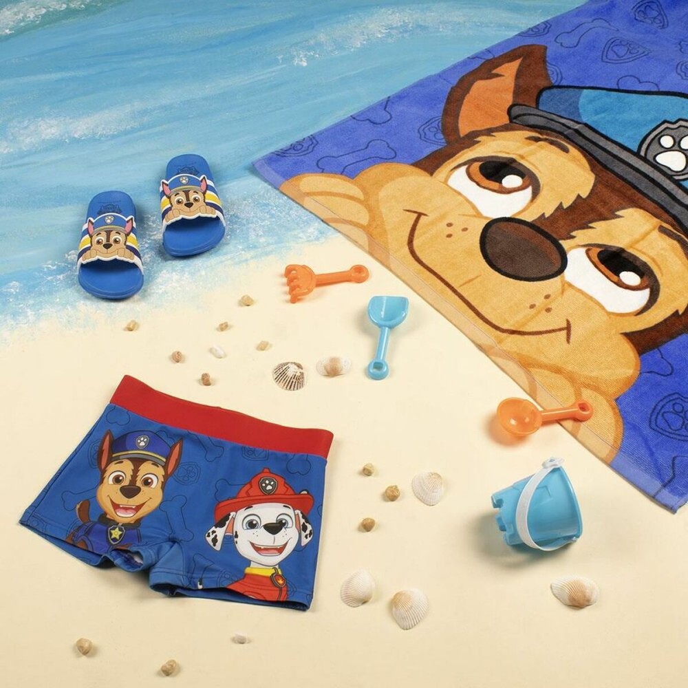 Boxer de Bain pour Enfants The Paw Patrol Bleu