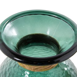 Vase Alexandra House Living Blau Kristall 19 x 25 cm