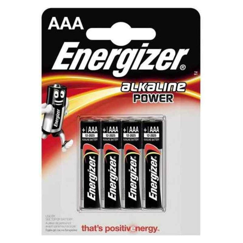 Batteries Energizer 90081 1,5 V AAA LR03 (4 Units) (12 Units)