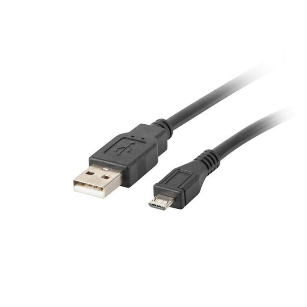 USB Cable to micro USB Lanberg CA-USBM-10CC-0010-BK Black 1 m (1 Unit)