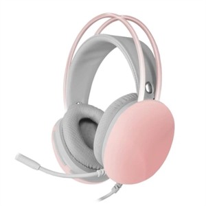 Casques avec Microphone Mars Gaming MH-GLOW Rose RGB