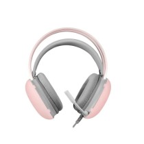 Headphones with Microphone Mars Gaming MH-GLOW Pink RGB