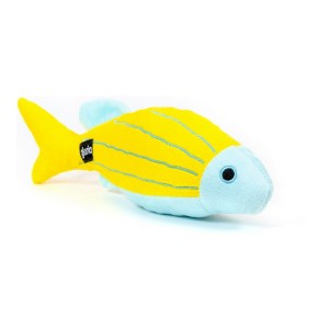 Dog toy Gloria Linkin 6 x 8 x 25 cm Fish Polyester polypropylene