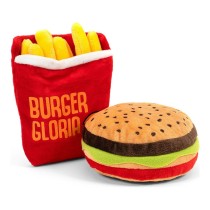 Soft toy for dogs Gloria Hamburdog Hamburger