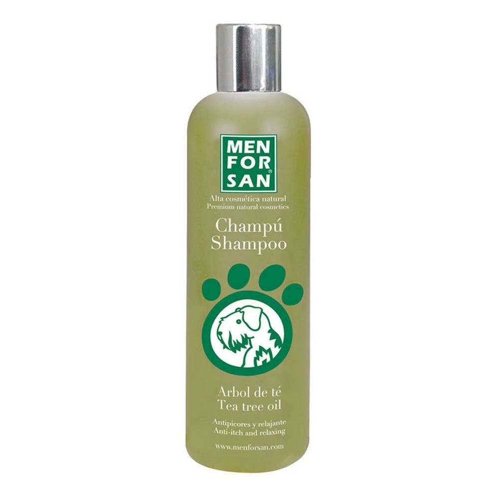 Shampoing pour animaux de compagnie Menforsan Arbre à thé 300 ml Caramel