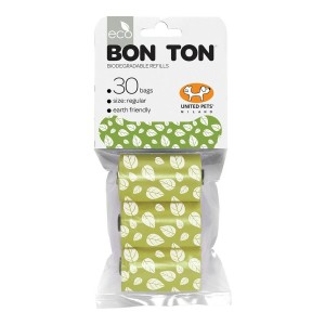 Hygienebeutel United Pets Bon Ton Regular Hund grün (3 x 10 uds)