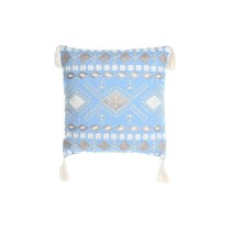 Kissen DKD Home Decor Blau Weiß 40 x 15 x 40 cm