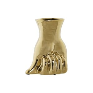 Vase DKD Home Decor Gold Steingut 17 x 12 x 21 cm (2 Stück)