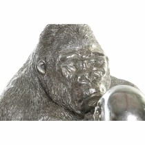 Decorative Figure DKD Home Decor Silver Colonial Gorilla 38,5 x 33 x 43,5 cm