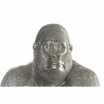 Deko-Figur DKD Home Decor Silberfarben Kolonial Gorilla 46 x 40 x 61 cm