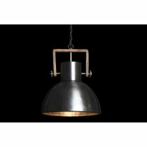 Ceiling Light DKD Home Decor Brown Silver Iron Mango wood 50 W 40 x 40 x 47 cm